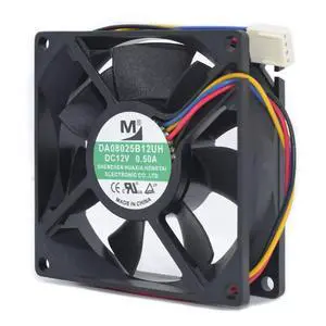 for DA08025B12UH 80 * 80 * 25MM 8CM Square Cooler DC12V 0.50A 4Lines Inverter Cooling Fan for DA08025B12UH 80 * 80 * 25MM 8CM Square Cooler DC12V 0.50A 4Lines Inverter Cooling Fan