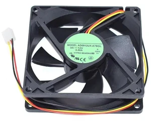 for AD0912UX-A7BGL DC 12V 0.50A 3 Wires Server Square Cooling Fan for AD0912UX-A7BGL DC 12V 0.50A 3 Wires Server Square Cooling Fan