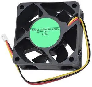 for AD0612HX-A76GL DC 12V 0.23A 60x60x25MM 3 Pins Server Cooling Fan for AD0612HX-A76GL DC 12V 0.23A 60x60x25MM 3 Pins Server Cooling Fan