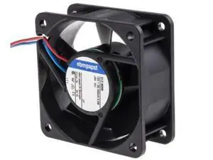 Ebmpapst 612NGHH cooling fan, size 60 x 60 x 25.4mm 12 V DC, air flow 56.1m3/h, 6850rpm Ebmpapst 612NGHH cooling fan, size 60 x 60 x 25.4mm 12 V DC, air flow 56.1m3/h, 6850rpm