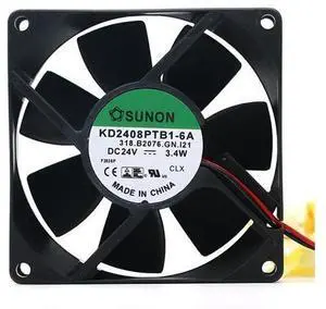 New SUNON Built-in axial folw fan KD2408PTB1-6 Double ball fan 2.9W cooling fan 8025 New SUNON Built-in axial folw fan KD2408PTB1-6 Double ball fan 2.9W cooling fan 8025