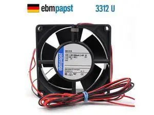 ebmpapst 9232 can run in water DC 12V 0.2A IP68 3312U waterproof axial fan ebmpapst 9232 can run in water DC 12V 0.2A IP68 3312U waterproof axial fan