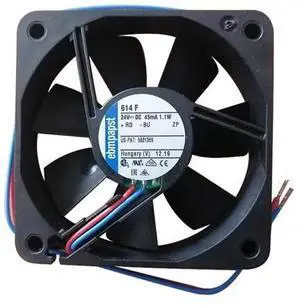 TYP 614F original ebmpapst high-end silent cooling fan 24V 1.1W 6015 new fan TYP 614F original ebmpapst high-end silent cooling fan 24V 1.1W 6015 new fan