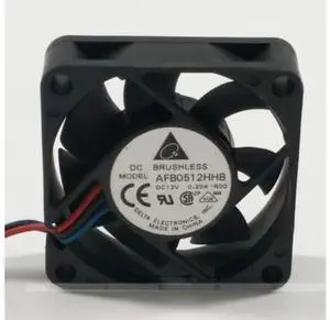 Delta 5015 cooling fan 12V 0.2A double ball inverter fan AFB0512HHB Delta 5015 cooling fan 12V 0.2A double ball inverter fan AFB0512HHB