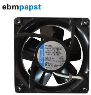 Germany ebm-papst 4656N AC 230V 19W axial fan 119 x 119 x 38mm 160m3/h 230V Compact fan Germany ebm-papst 4656N AC 230V 19W axial fan 119 x 119 x 38mm 160m3/h 230V Compact fan