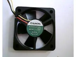 Taiwan SUNON 5010 5V 0.6W 3-wire ball KD0505PFB3 bearing cooling fan Taiwan SUNON 5010 5V 0.6W 3-wire ball KD0505PFB3 bearing cooling fan