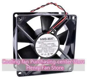 Original authentic NMB 8032 DC24V 0.28a 3112KL-05W-B60 inverter cooling fan Original authentic NMB 8032 DC24V 0.28a 3112KL-05W-B60 inverter cooling fan