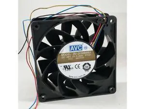 AVC 2B12038B48U DC48V 1.3A 12038 12CM chassis water-cooled server cooling fan AVC 2B12038B48U DC48V 1.3A 12038 12CM chassis water-cooled server cooling fan