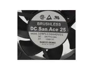 for Sanyo Denki 109P1224H4D031 DC 24V 0.24A 120x120x25mm 3-wire Server Cooler Fan for Sanyo Denki 109P1224H4D031 DC 24V 0.24A 120x120x25mm 3-wire Server Cooler Fan