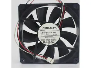 Original NMB 4710KL-04W-B49 12025 0.52A 12V large air volume chassis cooling fan Original NMB 4710KL-04W-B49 12025 0.52A 12V large air volume chassis cooling fan
