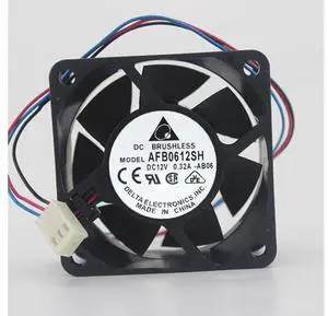 Genuine Delta 6025 AFB0612SH 12V 0.32A 6CM / cm PWM temperature control large air volume fan Genuine Delta 6025 AFB0612SH 12V 0.32A 6CM / cm PWM temperature control large air volume fan