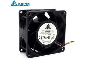 3pcs 80*80*38MM PFR0812XHE 8076 4.9A 12V dual motor turn violent car booster fan delta 3pcs 80*80*38MM PFR0812XHE 8076 4.9A 12V dual motor turn violent car booster fan delta