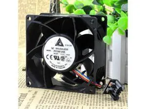 Delta PFC0812DE 8CM 12V 3.30A 8038 4-wire PWM high air volume violence booster fan Delta PFC0812DE 8CM 12V 3.30A 8038 4-wire PWM high air volume violence booster fan