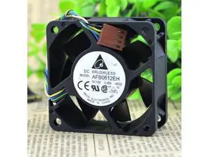 Delta 6025 AFB0612EH 6cm/CM 12V 0.48A High Volume Power Supply Heat Dissipating Fan Delta 6025 AFB0612EH 6cm/CM 12V 0.48A High Volume Power Supply Heat Dissipating Fan