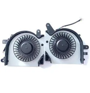CPU+ GPU Cooling Fan Replacement for MSI GF75 Thin 9SC-027 | GF75 8RC 8RD, 9SC 9SD, 10UE 10SEK 10SC 10SD, WF75 10TK, MS-17F3, MS-17F2, MS-17F1 Series PAAD06015SL, N415 N416 CPU+ GPU Cooling Fan Replacement for MSI GF75 Thin 9SC-027 | GF75 8RC 8RD, 9SC 9SD, 10UE 10SEK 10SC 10SD, WF75 10TK, MS-17F3, MS-17F2, MS-17F1 Series PAAD06015SL, N415 N416