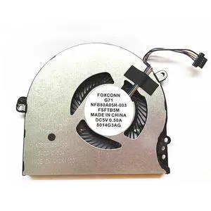 CPU Cooling Fan Replacement for HP Pavilion 15-CC 15-CK 14-BK | 14-BP 15-CC700 15-CC708tx 15-CC715TX 15-CC710TX 14-BKXXX 15-CKXXX 14-BPXX Series NFB80A05H-003 TPN-Q191 927918-001 CPU Cooling Fan Replacement for HP Pavilion 15-CC 15-CK 14-BK | 14-BP 15-CC700 15-CC708tx 15-CC715TX 15-CC710TX 14-BKXXX 15-CKXXX 14-BPXX Series NFB80A05H-003 TPN-Q191 927918-001