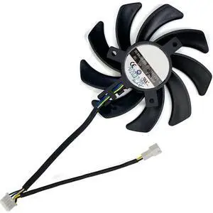 Graphics Card Cooling Fans Suitable for for Dell RTX 3060TI 3060 for Lenovo RTX 3060TI 3060 for HP RTX 3060TI 3060 Series Desktop FDC10H12D9-C 12V 0.35A 85mm 4Pin Video Card Cooler Fans (Fan-B) Graphics Card Cooling Fans Suitable for for Dell RTX 3060TI 3060 for Lenovo RTX 3060TI 3060 for HP RTX 3060TI 3060 Series Desktop FDC10H12D9-C 12V 0.35A 85mm 4Pin Video Card Cooler Fans (Fan-B)