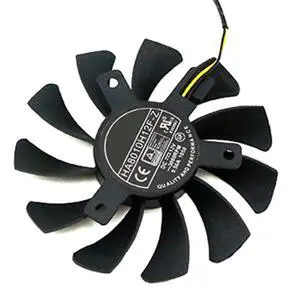 Graphics Card Cooling Fans Suitable for MSI GTX 750Ti 750 740 730 ITX R7 250 N750TI N750 N740 N730 Series Desktop HA8010H12F-Z 75mm 12V 0.50A 2Pin Video Card Cooler Fans GPU Fan Graphics Card Cooling Fans Suitable for MSI GTX 750Ti 750 740 730 ITX R7 250 N750TI N750 N740 N730 Series Desktop HA8010H12F-Z 75mm 12V 0.50A 2Pin Video Card Cooler Fans GPU Fan