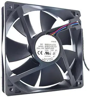 Case Fan for Dell XPS 8930 8920 8910 Alienware Aurora R5 R6 R7, Top Front Fan, P/N: 7M0F5-A00 13P1-4ZN0201 AFB1212EJ-01, 120x120x25mm 12V 1.50A Cooling Fan Case Fan for Dell XPS 8930 8920 8910 Alienware Aurora R5 R6 R7, Top Front Fan, P/N: 7M0F5-A00 13P1-4ZN0201 AFB1212EJ-01, 120x120x25mm 12V 1.50A Cooling Fan