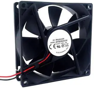 AFB0924VH 9025 9CM Fan 24V 0.4A Fan 90 * 90 * 25MM Inverter 90MM Dual Ball Industrial Cooling Fan 2Wire AFB0924VH 9025 9CM Fan 24V 0.4A Fan 90 * 90 * 25MM Inverter 90MM Dual Ball Industrial Cooling Fan 2Wire