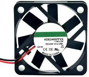 50MM Fan KDE2405PFVX 5010 DC 24V Fan 2.2W 5cm for SUNON Inverter Cooling Fan 2 Wire 50MM Fan KDE2405PFVX 5010 DC 24V Fan 2.2W 5cm for SUNON Inverter Cooling Fan 2 Wire