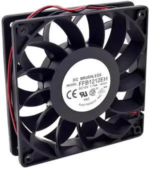 12025 FFB1212EH 12V 1.74A 120MM Dual Ball Bearing 4000RPM 12cm for Delta Violence Cooling Fan 120 * 120 * 25MM 2Pin 12025 FFB1212EH 12V 1.74A 120MM Dual Ball Bearing 4000RPM 12cm for Delta Violence Cooling Fan 120 * 120 * 25MM 2Pin