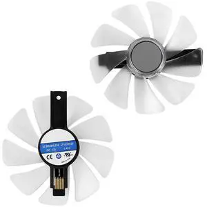Graphics Card LED Strip Cooling Fans Suitable for Sapphire RX 590 580 570 480 470 Nitro/Nitro+ / Pulse Series Desktop CF1015H12D 95mm 12V 0.42A 4Pin Video Card Cooler Fans GPU Fan (2PCS) Graphics Card LED Strip Cooling Fans Suitable for Sapphire RX 590 580 570 480 470 Nitro/Nitro+ / Pulse Series Desktop CF1015H12D 95mm 12V 0.42A 4Pin Video Card Cooler Fans GPU Fan (2PCS)
