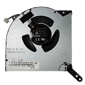 CPU Cooling Fans Suitable for Lenovo Legion Y9000K R9000K 7 16ACH 7-16ACHG6 82N6 2021Y Series Laptop Cooler Fan 5V 0.5A 4 PIN DFS5L32G064860 FNKL + DFS5L32G164860 FNKM (CPU) CPU Cooling Fans Suitable for Lenovo Legion Y9000K R9000K 7 16ACH 7-16ACHG6 82N6 2021Y Series Laptop Cooler Fan 5V 0.5A 4 PIN DFS5L32G064860 FNKL + DFS5L32G164860 FNKM (CPU)