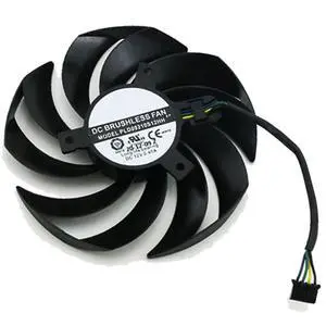 Graphics Card Cooling Fans Suitable for MSI RX 6800 6800XT 6900XT RTX 3060 3060TI 3070 3070TI 3080 3080TI 3090 Gaming X Trio Series Desktop PLD09210S12HH 90mm 0.40A 4Pin (Fan-B) Graphics Card Cooling Fans Suitable for MSI RX 6800 6800XT 6900XT RTX 3060 3060TI 3070 3070TI 3080 3080TI 3090 Gaming X Trio Series Desktop PLD09210S12HH 90mm 0.40A 4Pin (Fan-B)