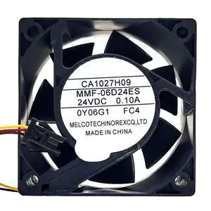 MMF-06D24ES 60 * 60 * 25mm DC 24V Fan 0.10A 6CM 6025 Inverter Cooling Fan (3pin) MMF-06D24ES 60 * 60 * 25mm DC 24V Fan 0.10A 6CM 6025 Inverter Cooling Fan (3pin)