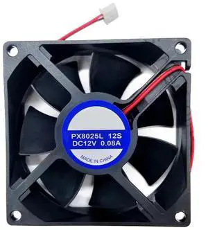 PX8025L 12S Cooler Fan 12V 0.08A 8CM 8025 80 * 80 * 25MM 2 Lines PX8025L 12S Cooler Fan 12V 0.08A 8CM 8025 80 * 80 * 25MM 2 Lines
