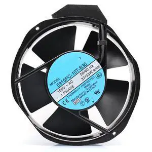 5915PC-10T-B30 100VAC 37/33W 50/60 Hz 172 * 150 * 38mm Aluminum Frame Fan Cabinet AC Cooling Fan 5915PC-10T-B30 100VAC 37/33W 50/60 Hz 172 * 150 * 38mm Aluminum Frame Fan Cabinet AC Cooling Fan