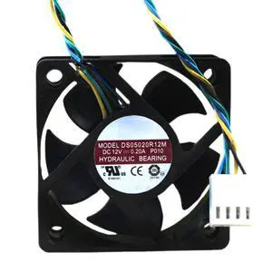 DS05020R12M 5020 P010 50mm 12V 0.20A 50 * 50 * 20mm 5cm Cooling Fan CPU Cooling Fan 4-Wire DS05020R12M 5020 P010 50mm 12V 0.20A 50 * 50 * 20mm 5cm Cooling Fan CPU Cooling Fan 4-Wire