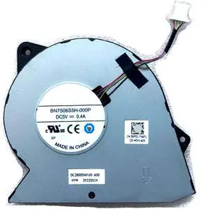 CPU Cooling Fans Suitable for Dell Inspiron 15 3510 3511 3515 3520 3525 for Dell Vostro 15 3510 3525 14 3420 3250 Series Laptop Cooler Fan 5V 0.4A 4 PIN BN7506S5H-000P / P/N: 0RFF51 DC28000WFU0 CPU Cooling Fans Suitable for Dell Inspiron 15 3510 3511 3515 3520 3525 for Dell Vostro 15 3510 3525 14 3420 3250 Series Laptop Cooler Fan 5V 0.4A 4 PIN BN7506S5H-000P / P/N: 0RFF51 DC28000WFU0