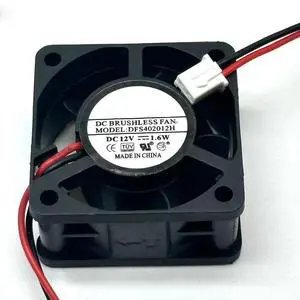DFS402012H Fan DC12V 1.6W 2 Wire Cooling Fans CPU 40x40x20mm Square Cooling Fan DFS402012H Fan DC12V 1.6W 2 Wire Cooling Fans CPU 40x40x20mm Square Cooling Fan