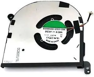 CPU Cooling Fans Suitable for Dell XPS 15 9500 9510 P91F for Precision 5550 5560 M5550 Series Laptop Cooler Fan 5V 0.38A 4 PIN EG50050S1-CG31-S9A P/N: 009RK6 (CPU) CPU Cooling Fans Suitable for Dell XPS 15 9500 9510 P91F for Precision 5550 5560 M5550 Series Laptop Cooler Fan 5V 0.38A 4 PIN EG50050S1-CG31-S9A P/N: 009RK6 (CPU)
