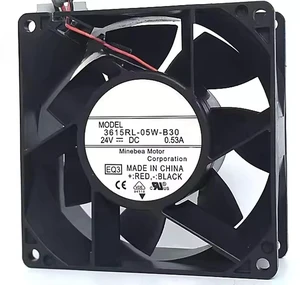 3615RL-05W-B39 3615RL-05W-B30 DC24V 0.53A 9CM 9038 Inverter Cooling Fan,for DC24V 0.53A 90x90x38mm 2 Wire Server Cooling Fan 3615RL-05W-B39 3615RL-05W-B30 DC24V 0.53A 9CM 9038 Inverter Cooling Fan,for DC24V 0.53A 90x90x38mm 2 Wire Server Cooling Fan
