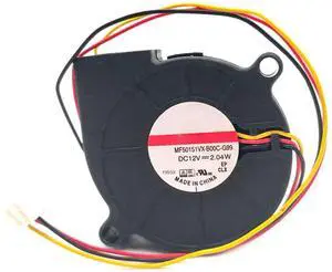 50MM Fan MF50151VX-B00C-G99 5015 DC12V 2.04W 5cm for SUNON Fan Purifier Silent Blower Turboblower Fan 3Pin 50MM Fan MF50151VX-B00C-G99 5015 DC12V 2.04W 5cm for SUNON Fan Purifier Silent Blower Turboblower Fan 3Pin