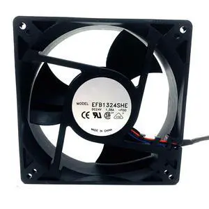 127MM EFB1324SHE 12738 12.7CM for Danfoss Inverter Equipment Fan 24V 1.38A High Power Inverter High Speed Cooling Fan 3-Pin 127MM EFB1324SHE 12738 12.7CM for Danfoss Inverter Equipment Fan 24V 1.38A High Power Inverter High Speed Cooling Fan 3-Pin