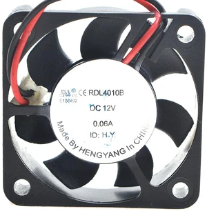 40mm DC12V 0.06A 0.72W 4010 Industrial Equipment Cooling Fan for Xinruilian RDL4010B Dual Ball 4cm Inverter Cooling Fan 40 * 40 * 10MM Speed 4200RPM (2pin) 40mm DC12V 0.06A 0.72W 4010 Industrial Equipment Cooling Fan for Xinruilian RDL4010B Dual Ball 4cm Inverter Cooling Fan 40 * 40 * 10MM Speed 4200RPM (2pin)