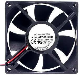 80MM DC12V 0.51A 6.12W AFB0812SH-F00 8025 Speed 4000RPM 80 * 80 * 25MM 8CM Dual Balls Velocimetry Fan Cooling System Power Supply Cooling Fan 2PIN 80MM DC12V 0.51A 6.12W AFB0812SH-F00 8025 Speed 4000RPM 80 * 80 * 25MM 8CM Dual Balls Velocimetry Fan Cooling System Power Supply Cooling Fan 2PIN