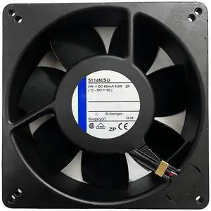 135MM DC24V 0.4A 9.5W Inverter 5114N SU13538 Speed 2900RPM Instrument Blower Fan 135 * 135 * 38MM Metal High Temperature Resistant Fan(3 Wire) 135MM DC24V 0.4A 9.5W Inverter 5114N SU13538 Speed 2900RPM Instrument Blower Fan 135 * 135 * 38MM Metal High Temperature Resistant Fan(3 Wire)