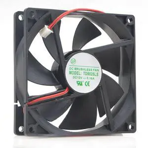 90MM Fan DC12V 1.92W 0.16A 9cm 9025 9225 TD9025LS Speed 1800RPM Silent Refrigerator Fan 90 * 90 * 25MM (2pin) 90MM Fan DC12V 1.92W 0.16A 9cm 9025 9225 TD9025LS Speed 1800RPM Silent Refrigerator Fan 90 * 90 * 25MM (2pin)