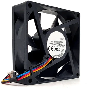 80MM DC12V 9.36W 0.78A AFC0812D 8025 80 * 80 * 25MM 8CM Speed 5000RPM Dual Ball Temperature Control Fan del1 Cooling Fan(4pin) 80MM DC12V 9.36W 0.78A AFC0812D 8025 80 * 80 * 25MM 8CM Speed 5000RPM Dual Ball Temperature Control Fan del1 Cooling Fan(4pin)