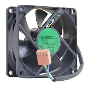 70MM Fan DC12V 2.5W 0.30A 7025 Speed 4500RPM Motherboard pwm Smart Temperature Control Fan 7cm AD0712UX-A7BGL 70 * 70 * 25MM(4pin) 70MM Fan DC12V 2.5W 0.30A 7025 Speed 4500RPM Motherboard pwm Smart Temperature Control Fan 7cm AD0712UX-A7BGL 70 * 70 * 25MM(4pin)