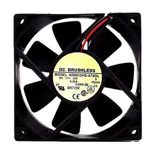 80MM Fan 8025 DC12V 3.0W 0.25A AD0812HS-A70GL 8cm Spindle Speed 2500RPM 80 * 80 * 25MM Chassis/Power Supply Cooling Fan(2pin) 80MM Fan 8025 DC12V 3.0W 0.25A AD0812HS-A70GL 8cm Spindle Speed 2500RPM 80 * 80 * 25MM Chassis/Power Supply Cooling Fan(2pin)
