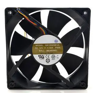120MM Fan DC12V 0.3A 3.6W DA12025B12L P005 12cm 12025120 * 120 * 25MM Speed 2600RPM Silent Temperature Control PWM Fan(4pin) 120MM Fan DC12V 0.3A 3.6W DA12025B12L P005 12cm 12025120 * 120 * 25MM Speed 2600RPM Silent Temperature Control PWM Fan(4pin)
