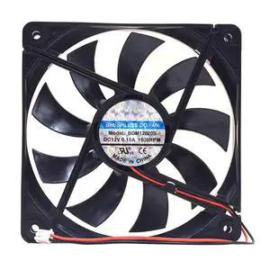 120MM DC12V 1.8W 0.15A Power Supply Silent Cooling Fan BDM12020S 12020 Speed 1500RPM 12CM Chassis Thickness 20mm Fan(2pin) 120MM DC12V 1.8W 0.15A Power Supply Silent Cooling Fan BDM12020S 12020 Speed 1500RPM 12CM Chassis Thickness 20mm Fan(2pin)