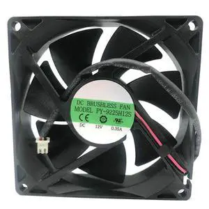 120MM 12025 DC12V 0.35A 4.2W 120 * 120 * 25MM 2500RPM POWERYEAR PY-1225H12S 12CM Dual Ball Chassis Cooling Fan (2pin) 120MM 12025 DC12V 0.35A 4.2W 120 * 120 * 25MM 2500RPM POWERYEAR PY-1225H12S 12CM Dual Ball Chassis Cooling Fan (2pin)