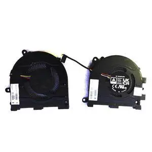 CPU + GPU Cooling Fans Suitable for HP Pavilion Pro Plus 14 14T-EH 14-EH TPN-W154 14-EH1299NR 14T-EH000 Laptop Cooler Fan 5V 0.5A 4 PIN DFS5K12304363L N10440-001 + DFS5F22B04867K N10439-001 (2PCS) CPU + GPU Cooling Fans Suitable for HP Pavilion Pro Plus 14 14T-EH 14-EH TPN-W154 14-EH1299NR 14T-EH000 Laptop Cooler Fan 5V 0.5A 4 PIN DFS5K12304363L N10440-001 + DFS5F22B04867K N10439-001 (2PCS)